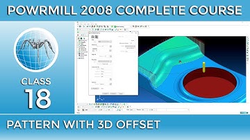 PowerMill Tutorial # 18 - Amazing Technique 3D Offset With Pattern  - Urdu/Hindi
