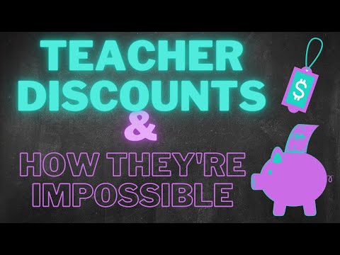 Why is getting teaching discounts so hard?