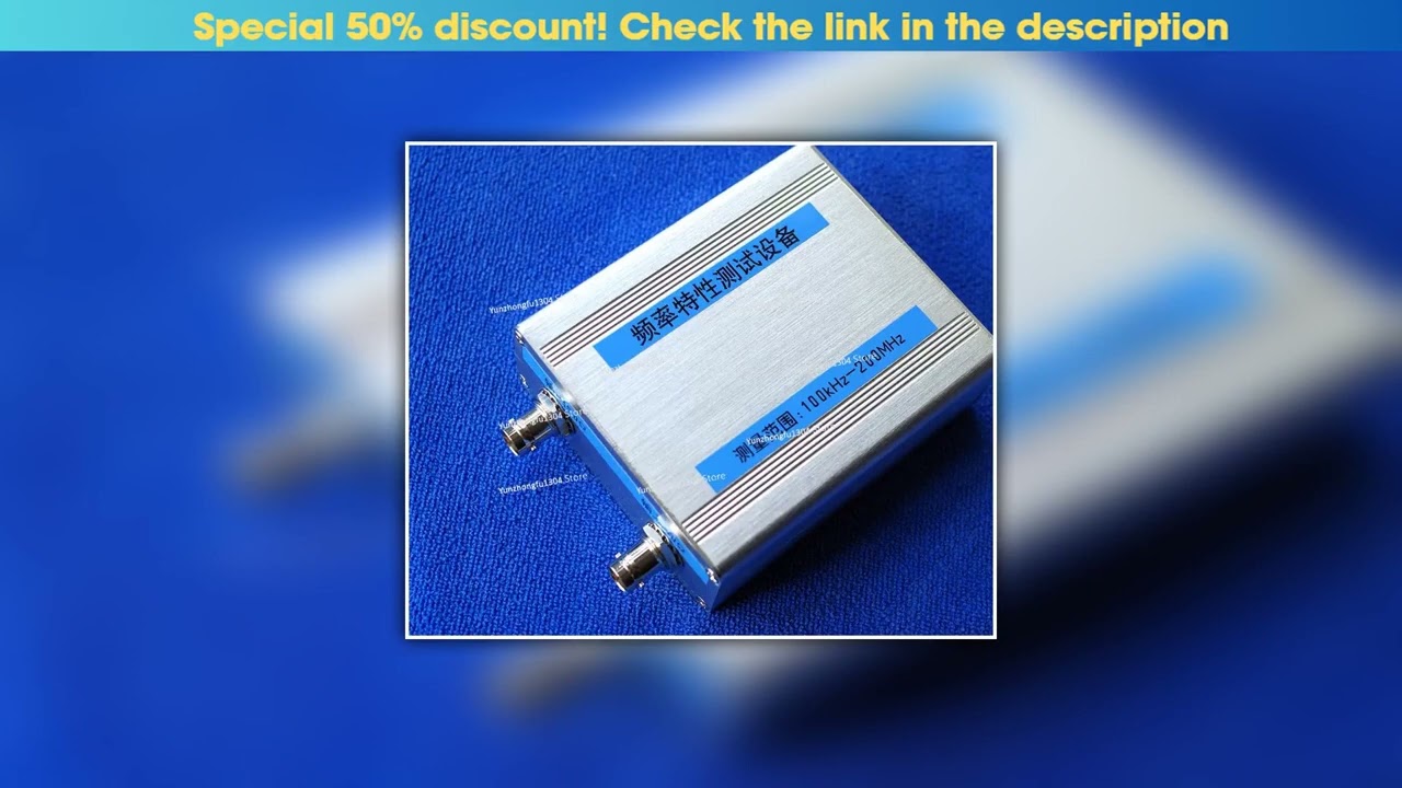 Editor’s Choice NWT200 50KHz~200MHz Sweeper Network Analyzer Filter Amplitude Frequency Characteris