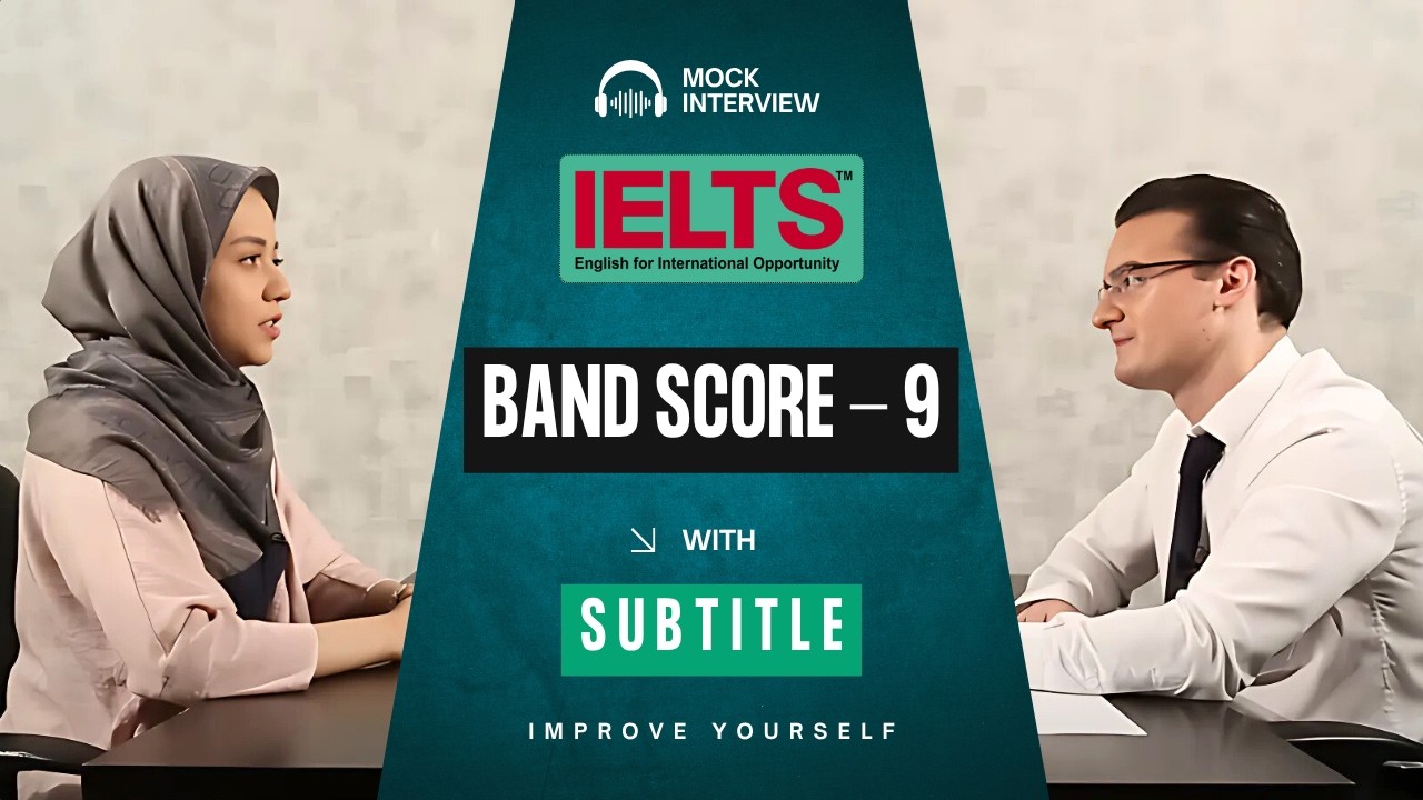 IELTS Speaking Test Band Score 9 with Feedback & Subtitles| Learn How ...