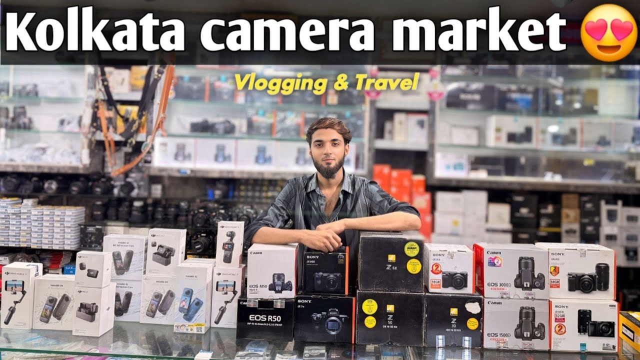 Kolkata Metro Gali Camera Market || Under 30 - 50 k Best Vlogging camera 📸 || EMi available 😱