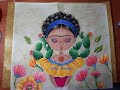 Frida Kahlo 1   Pintura en Tela   Letty Martínez