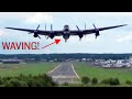  goosebumps as glorious sounding ww2 lancaster bomber takes off with spitfire lead