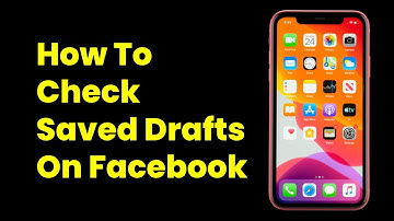 How To Check Saved Drafts On Facebook | Find & Edit Facebook Draft Posts (2025)
