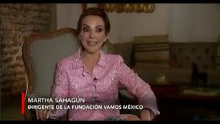 Marta Sahagún, esposa de Vicente Fox descarta buscar la presidencia en 2024