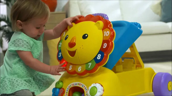 Smyths Toys - Fisher-Price Sit, Stride & Ride Lion