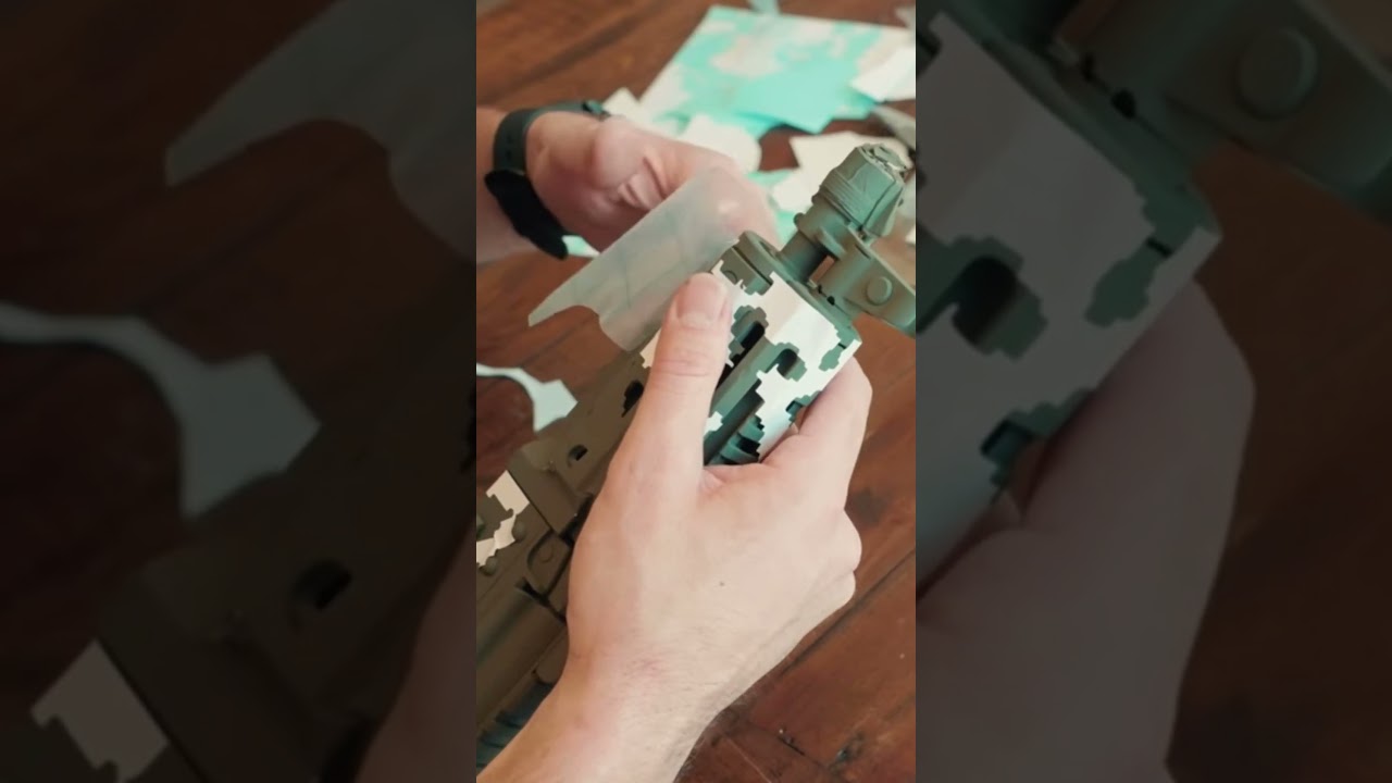 Blue Jean Operator Camo Paint Stencil Tutorial Clip 🌸 