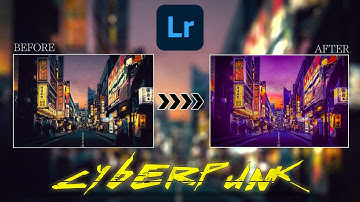 HOW TO EDIT LIKE CYBERPUK NEON STYLE IN LIGHTROOM MOBILE | FREE LIGHTROOM PRESET