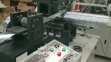 automatic spiral filter core rolling machine