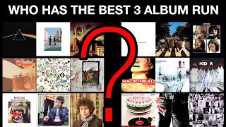 Best 3 Album Runs in Music History