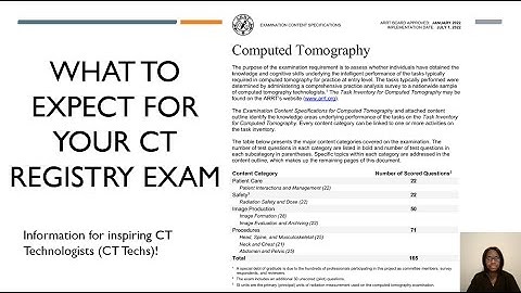 Get Organized and Prepared for the ARRT CT Registry Exam | CT Registry Review Prep