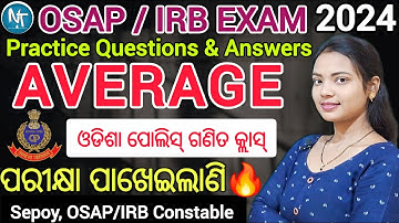 AVERAGE BASIC QUESTIONS AND ANSWERS ll OSAP/IRB Constable, Battalion Exam 2024 ll Harahari Tricks