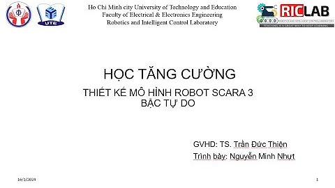 Hướng dẫn thiết kế robot planar 3 bậc tự do (Phần 2 Visio, Solidwork, MATLAB)