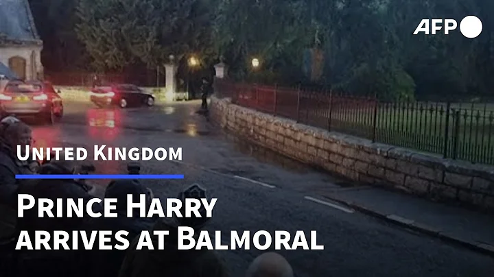 Prince Harry arrives at Balmoral after death of Qu...