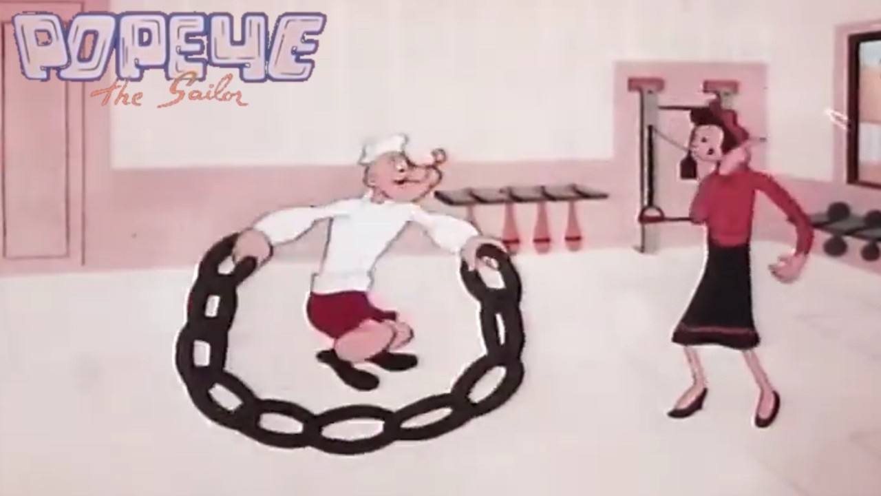 Out to Punch 1956 Popeye the Sailor Famous Studios Cartoon Short Film | #Popeye Animation Review