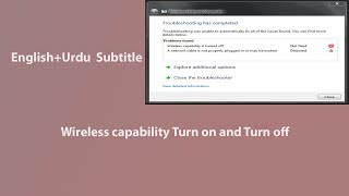 wireless capability on and off on toshiba laptop