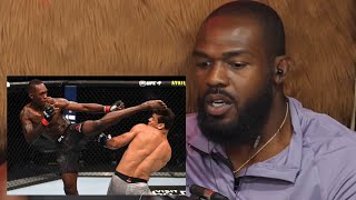 Jon Jones REACTION to Israel Adesanya SMASHING Paulo Costa \& Future Mega Fight with StyleBender