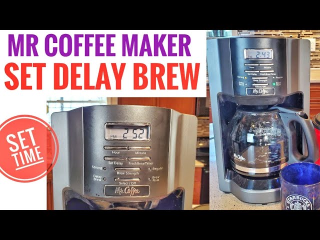 Mr. Coffee® 12-Cup Programmable Coffeemaker, Brew Now or Later