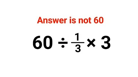60÷1/3×3 The answer is not 60. Many got it wrong!  Ukraine Math Test #math #percentages #ukraine