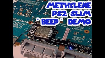 BlueRetro HW2 PS2 Slim internal installation - Methylene in action - POWER ON/OFF RESET Sound