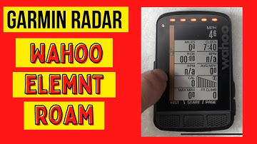 Wahoo Elemnt Roam: How to Pair & Configure Garmin Radar RVR315 & RLTL515 #wahoo #garmin