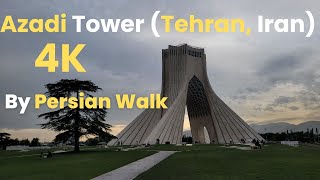 Azadi Shahyad Tower And Square 4K, Tehran, Iran. Summer 2024.