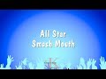 All star  smash mouth karaoke version