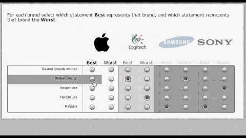 Animated MaxDiff Excercise