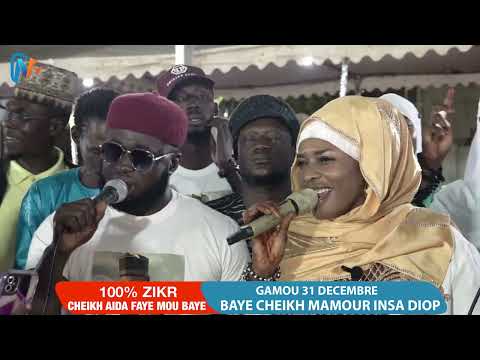 CHEIKHA AIDA FAYE MOU BAYE 100 ZIKR GAMOU 31 DECEMBRE BAYE CHEIKH MAMOUR INSA DIOP A NORD FOIRE