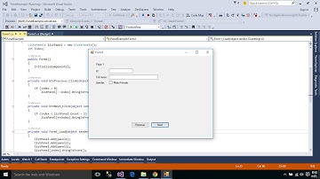 C# Tutorial : Multiple pages on the Form using Panel control | FoxLearn