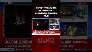 Deprem Kaynaklı Bir Can Kaybı Var Mı? Sağlık Bakanlığından Açıklama Geldi