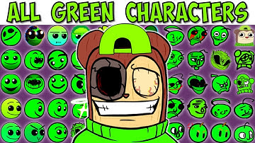 ALL GREEN TEST | FNF Character Test | Gameplay VS My Playground