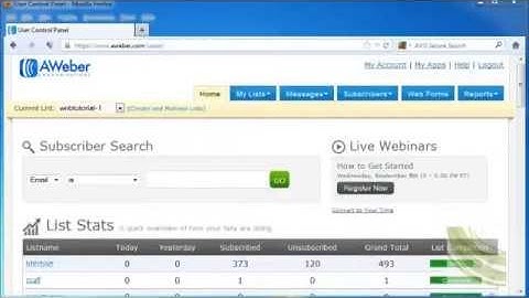52 Aweber Tutorial - 08 How to Automae Your Lists