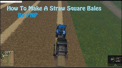 Farming Simulator 15 : How to Make Straw Square Bales