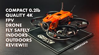 GEPRC DarkStar16 Review DJI O4 PRO | Small FPV Drone Fly Safely Indoors Outdoors in High Quality 4K!