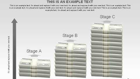 Money Turnover Charts for PowerPoint by PoweredTemplate.com