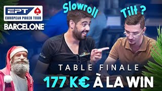 I'm in final table of a highroller in Barcelona 🔥! (And I make a huge slowroll to Loopoo)