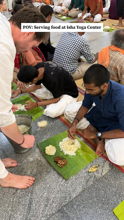 A Sacred Offering of Food at Isha Yoga Center#2024