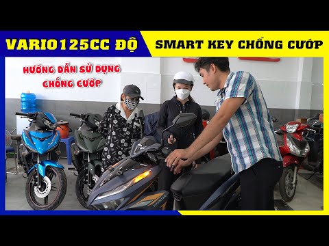 Video Vario 125cc 2022 độ ổ khóa Smart Key chống cướp... - youtube