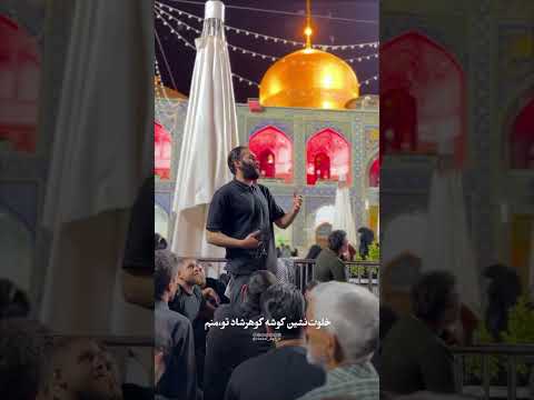 یک شب سری بزن به من و کنج عزلتم مهرداد ملکی امام رضا امام حسین حرم کربلا