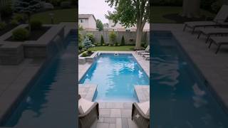 Turning a Messy Backyard into a Luxury Swimming Pool! 🤯🏊♂️ #shorts