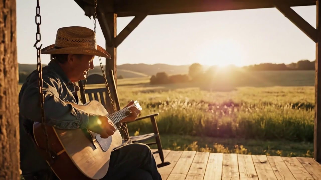 Wildflower Skies Across the Prairie 🤠 Calm Cowboy Acoustic & Rustic Road Vibes