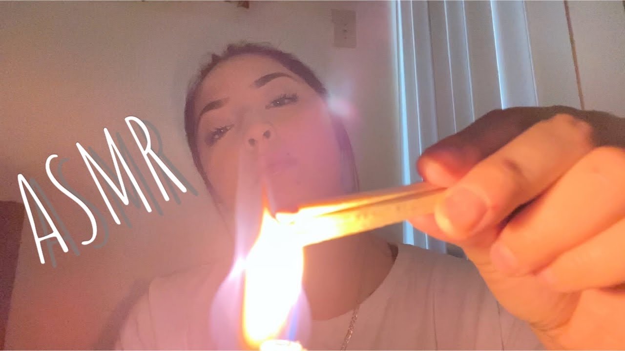 ASMR Lighter play/Match lighting 🔥 YouTube