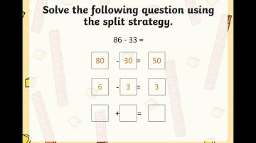 Subtraction Split Strategy