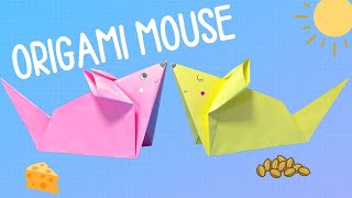 Origami Paper Mouse | How to make a paper mouse