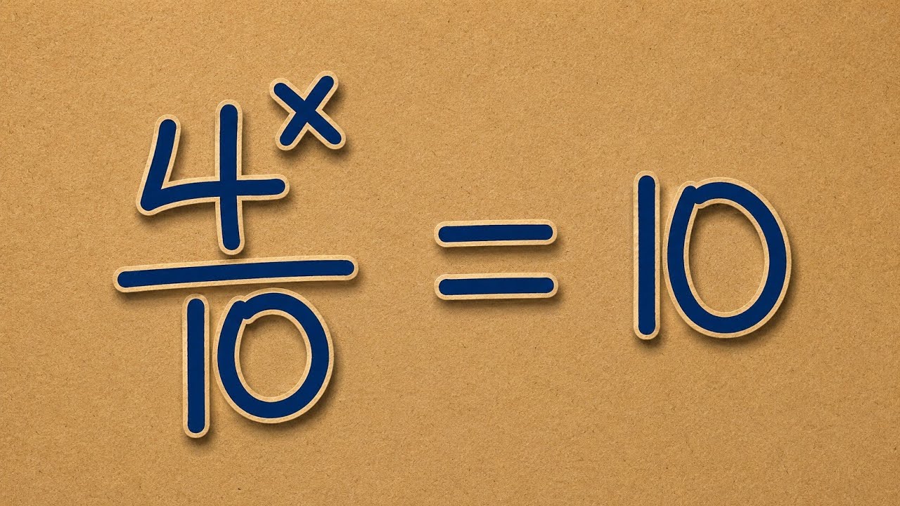 Solving Exponential Equations Using Logarithms