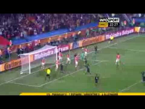 Mondial 2010 Paraguay - Espagne : voir le résumé du quart de finale
