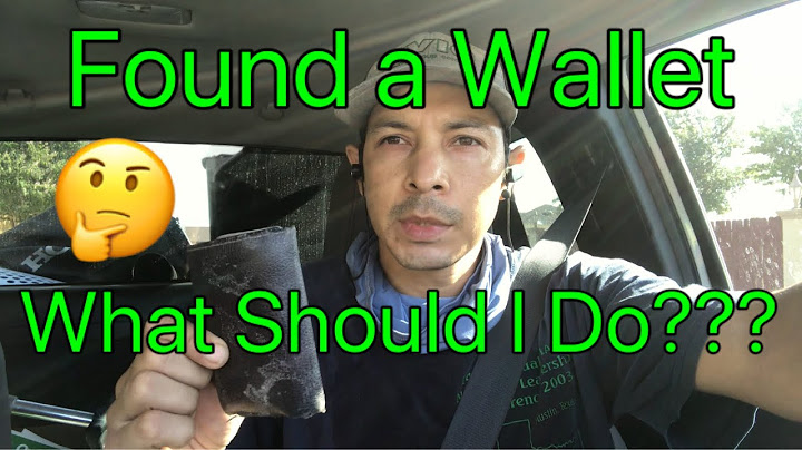 I FOUND A WALLET...