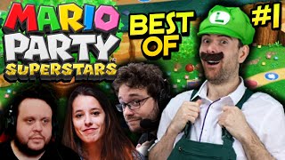 MARIO PARTY SUPERSTARS #1 feat. Antoine Daniel, Mynthos \& AngleDroit (Best-of Twitch)