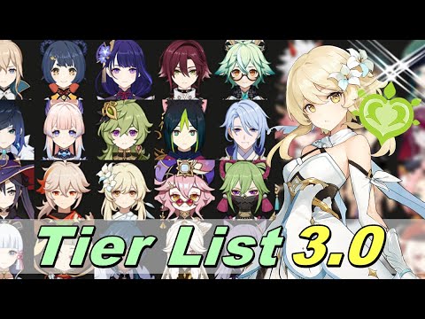 Genshin Impact | Tier List 3.0 EMพลังใบ MCจัดจ้าน ไฟฟ้าหุ้นขึ้น